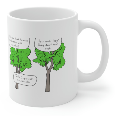 Trees Comic Mug